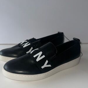 DKNY Black Slip-On Women's Shoes